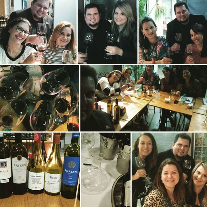 Tarde de tintos leves e médios com as Wine Lovers …